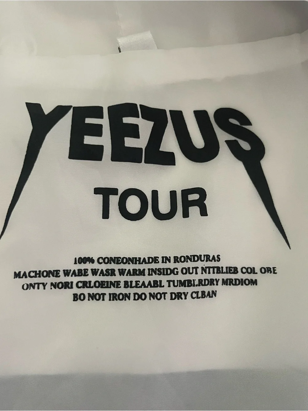 Adidas X Kanye West Yeezus White Tour Jacket Season 1 Windbreaker Womens Small